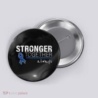 Positive Message For Women Colon Cancer Awareness Button thumb 0