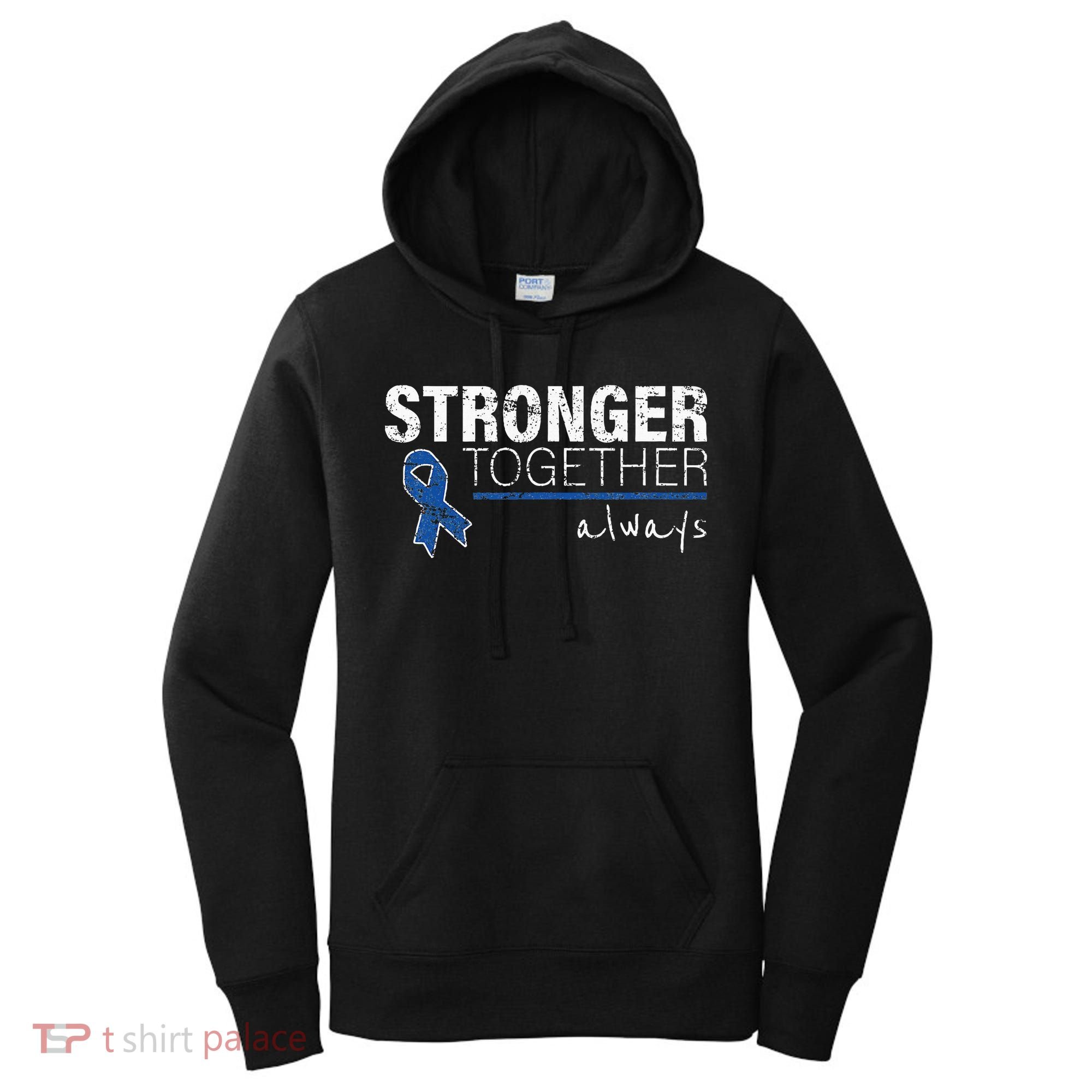 Positive Message For Women Colon Cancer Awareness Women's Hoodie