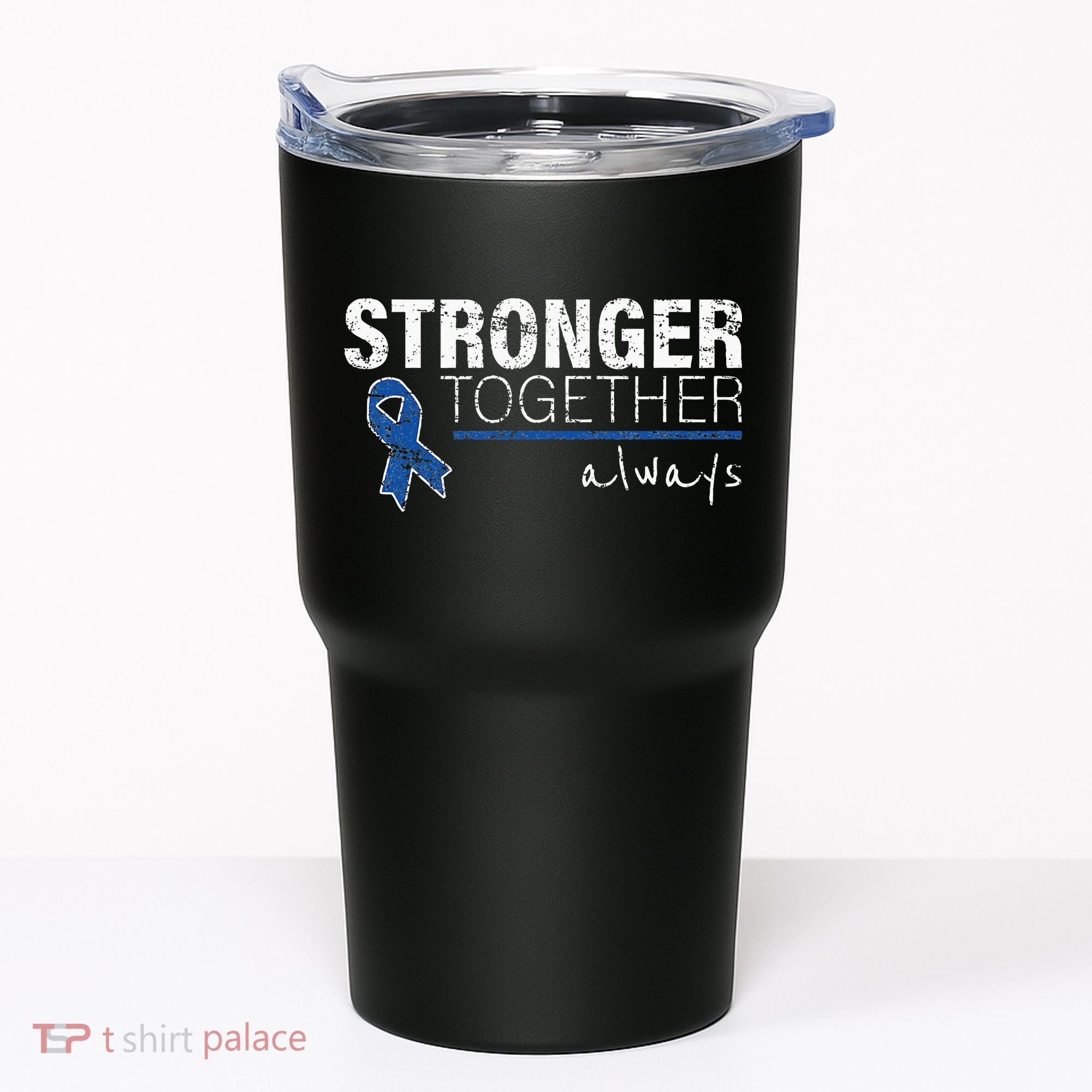 Positive Message For Women Colon Cancer Awareness Tumbler