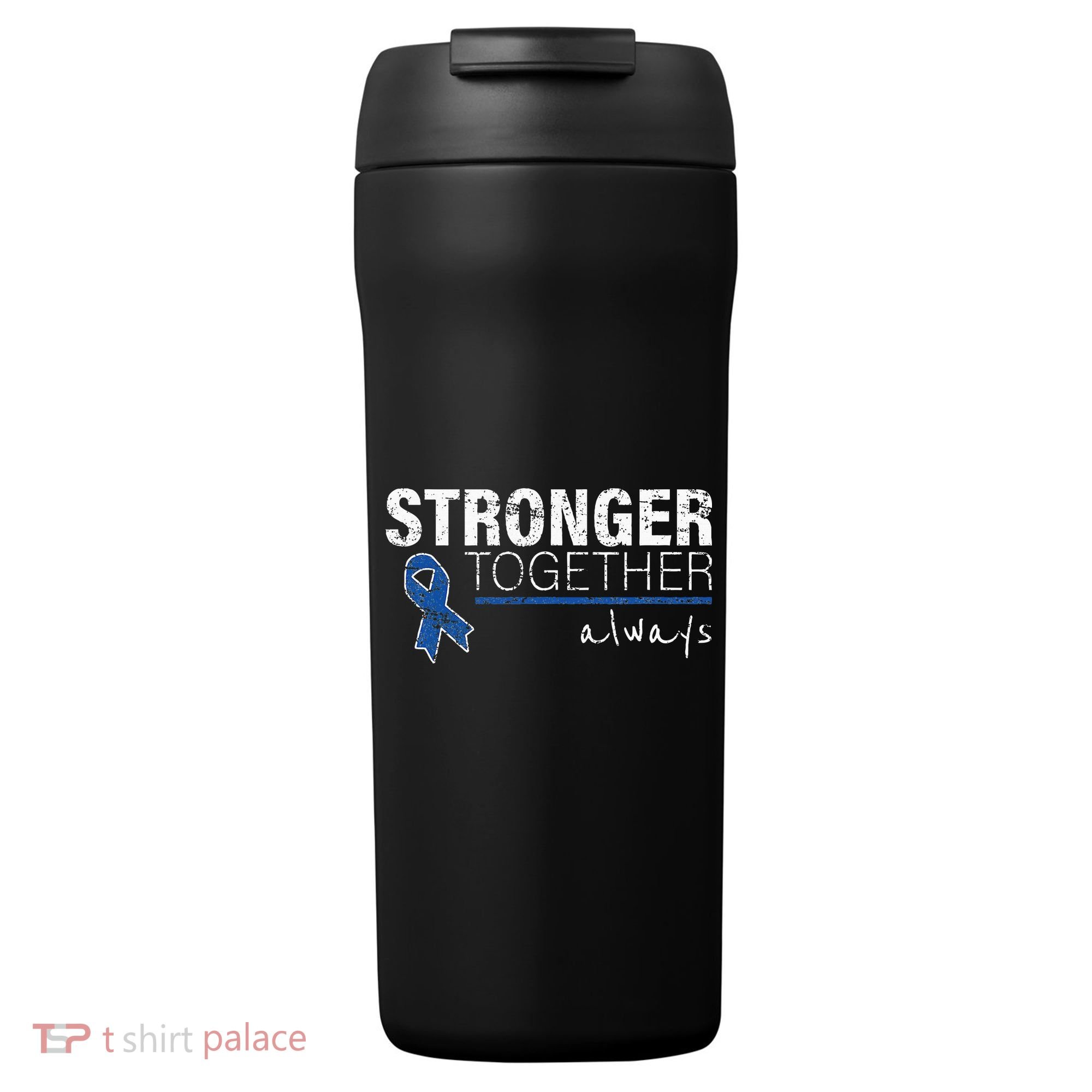 Positive Message For Women Colon Cancer Awareness 24oz Duet Stainless Steel Tumbler