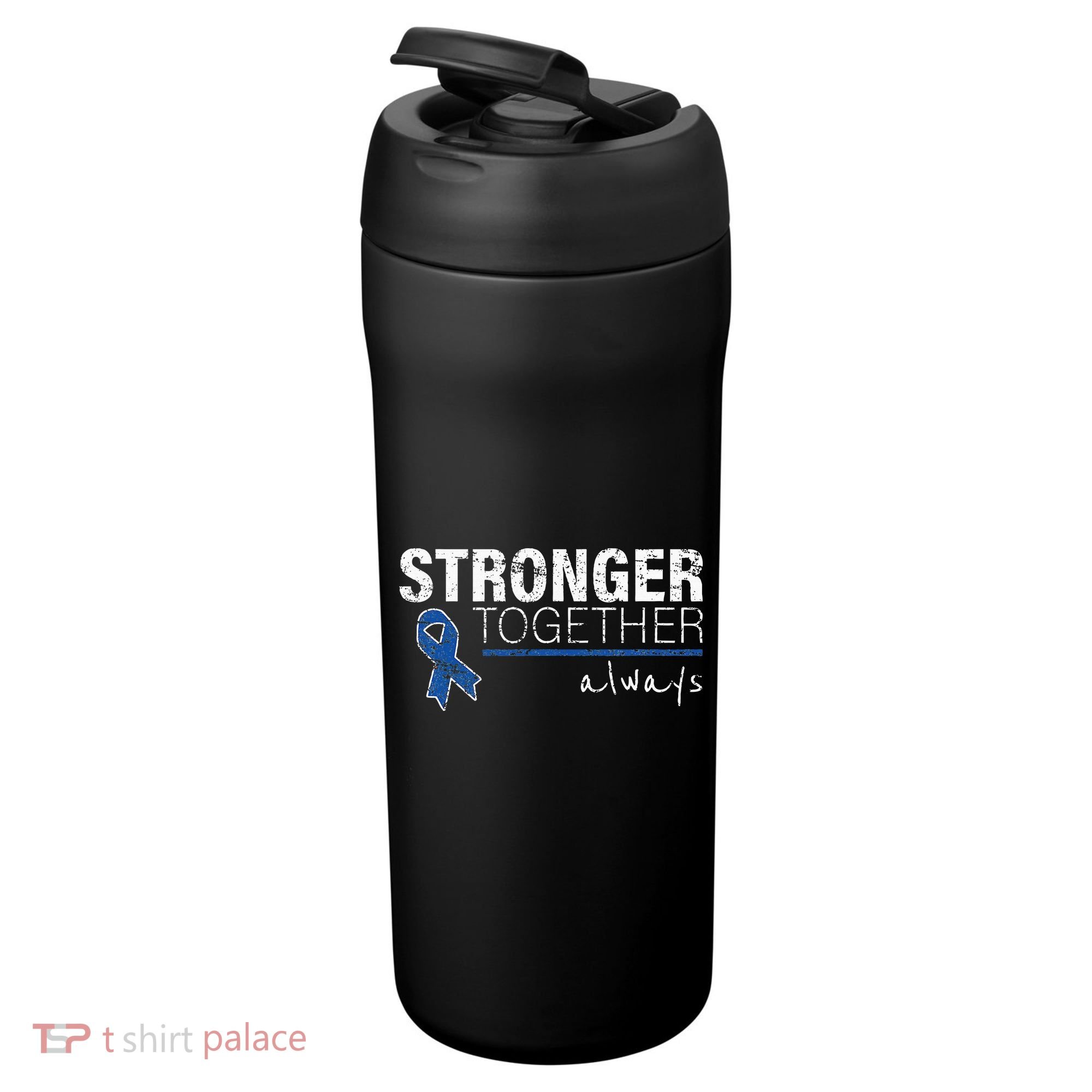 Positive Message For Women Colon Cancer Awareness 24oz Duet Stainless Steel Tumbler