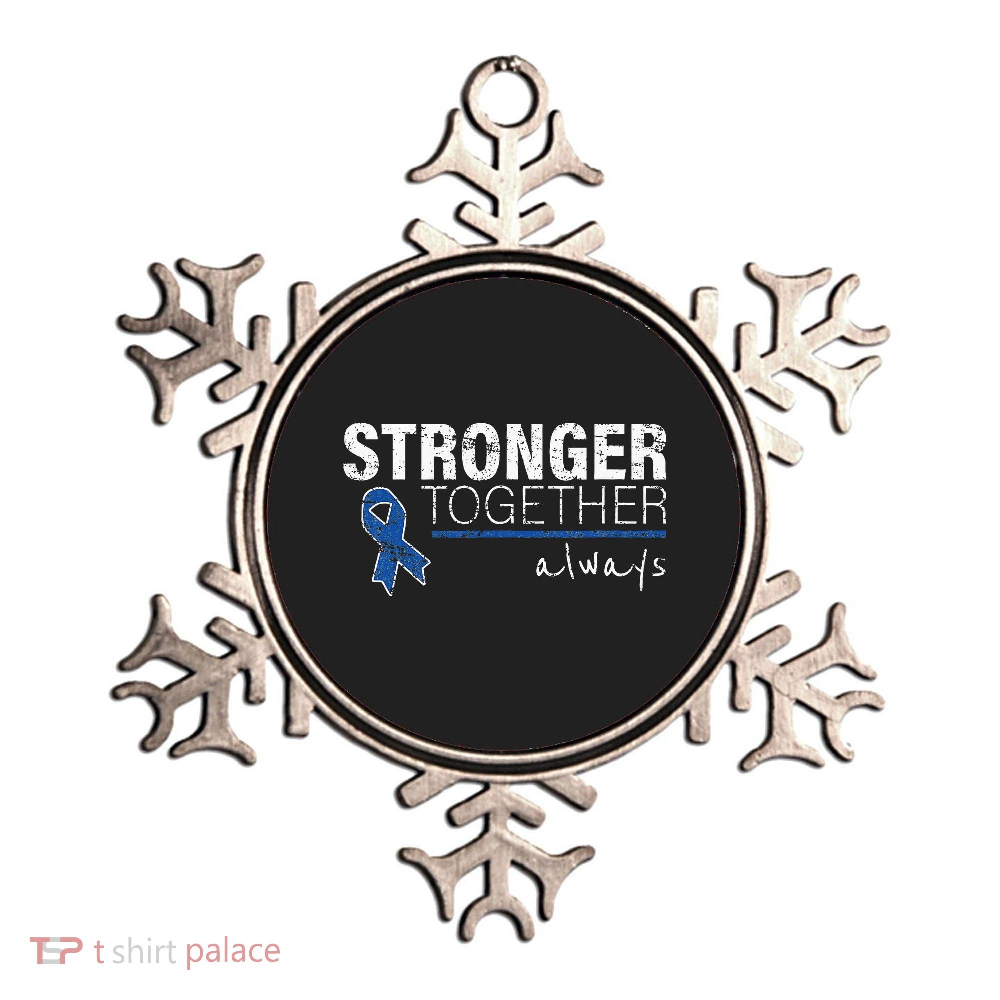 Positive Message For Women Colon Cancer Awareness Ornament