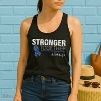 Positive Message For Women Colon Cancer Awareness Women's Tank Top thumb 2