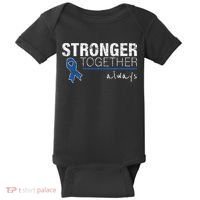 Positive Message For Women Colon Cancer Awareness Baby Bodysuit thumb 0