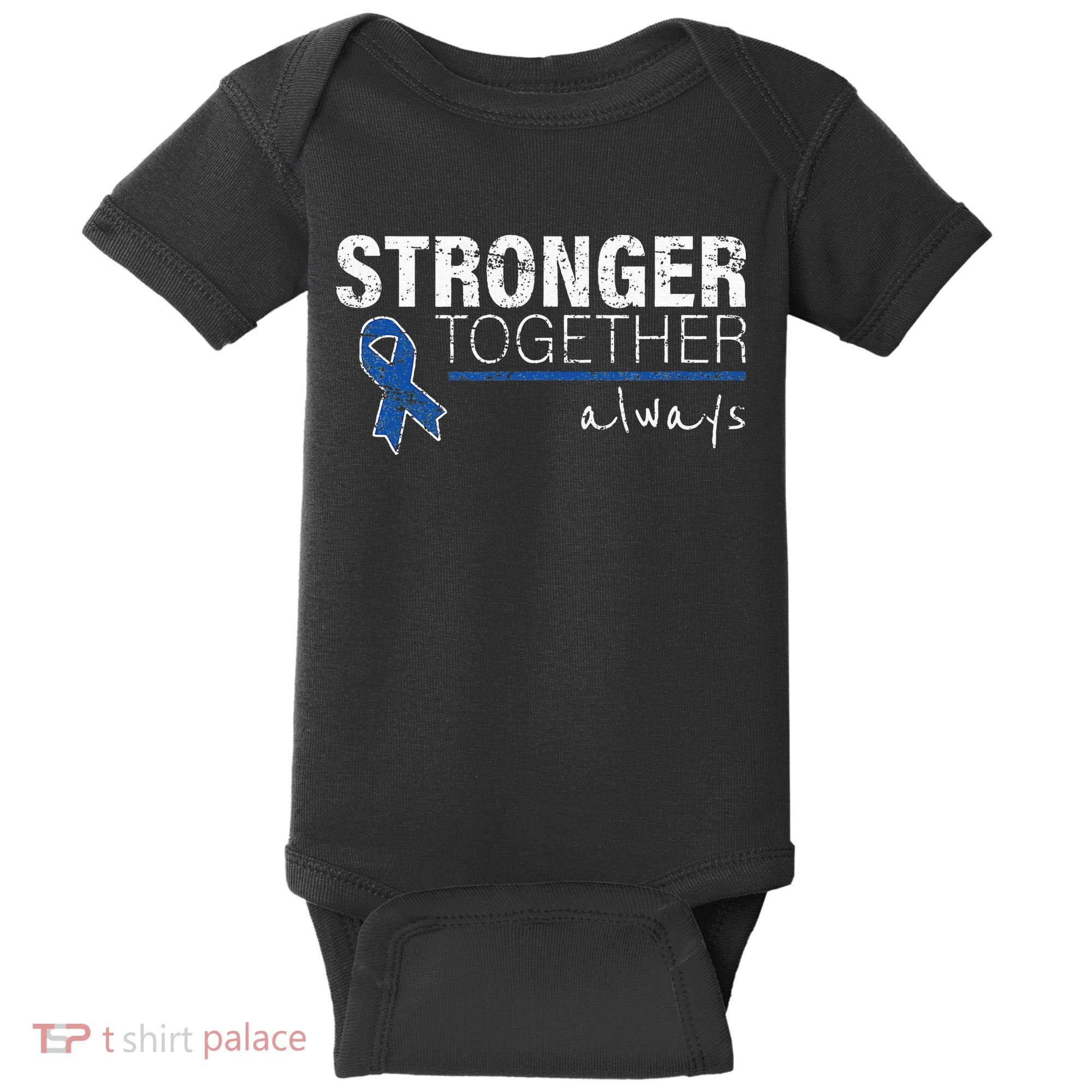 Positive Message For Women Colon Cancer Awareness Baby Bodysuit