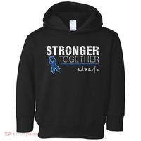 Positive Message For Women Colon Cancer Awareness Toddler Hoodie thumb 0
