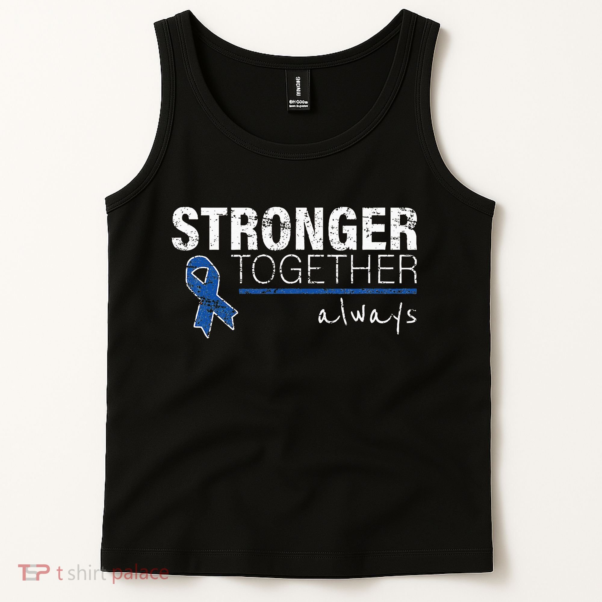 Positive Message For Women Colon Cancer Awareness Tank Top