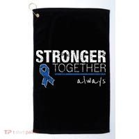 Positive Message For Women Colon Cancer Awareness Golf Towel thumb 0