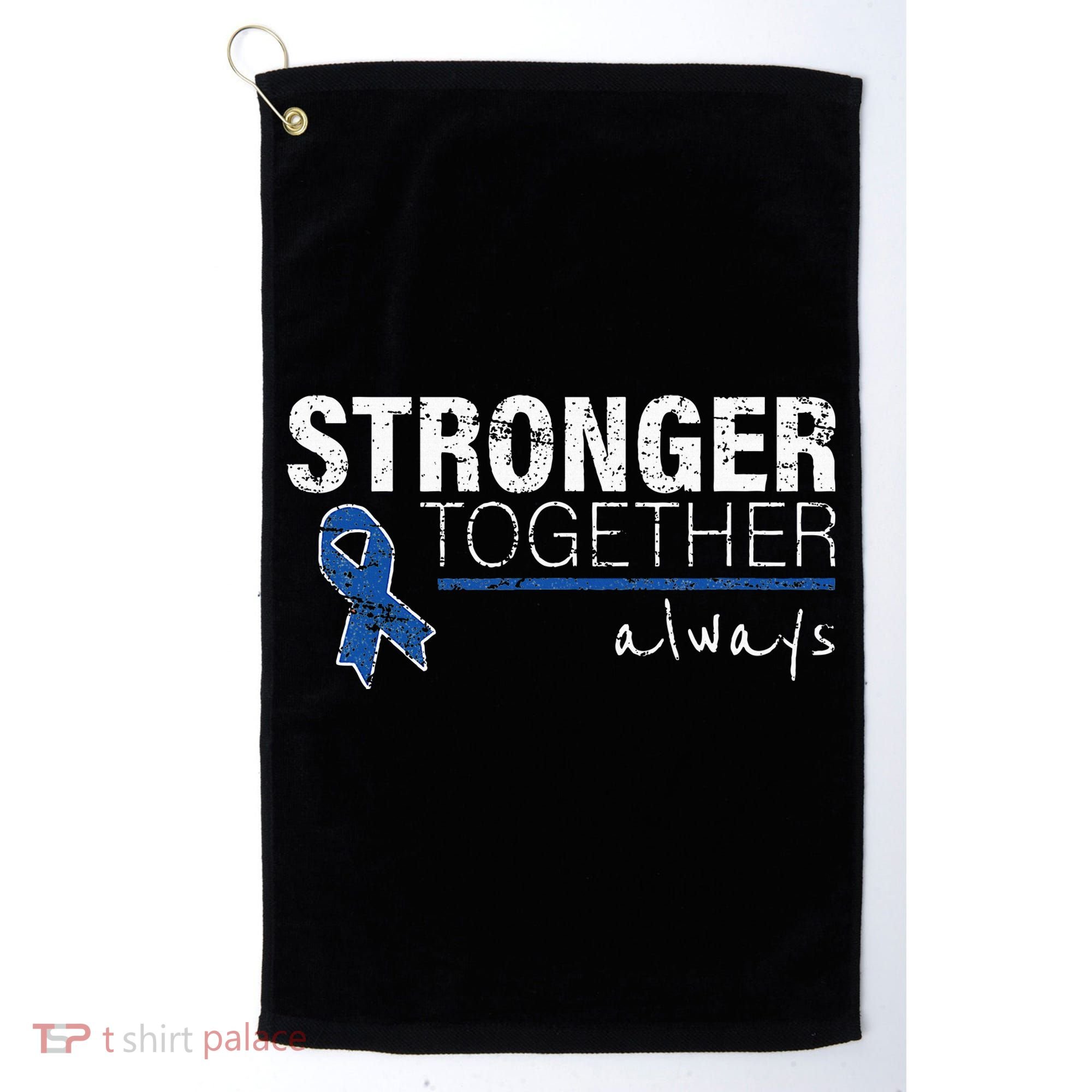 Positive Message For Women Colon Cancer Awareness Golf Towel