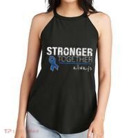 Positive Message For Women Colon Cancer Awareness Women's Perfect Tri Rocker Tank thumb 2