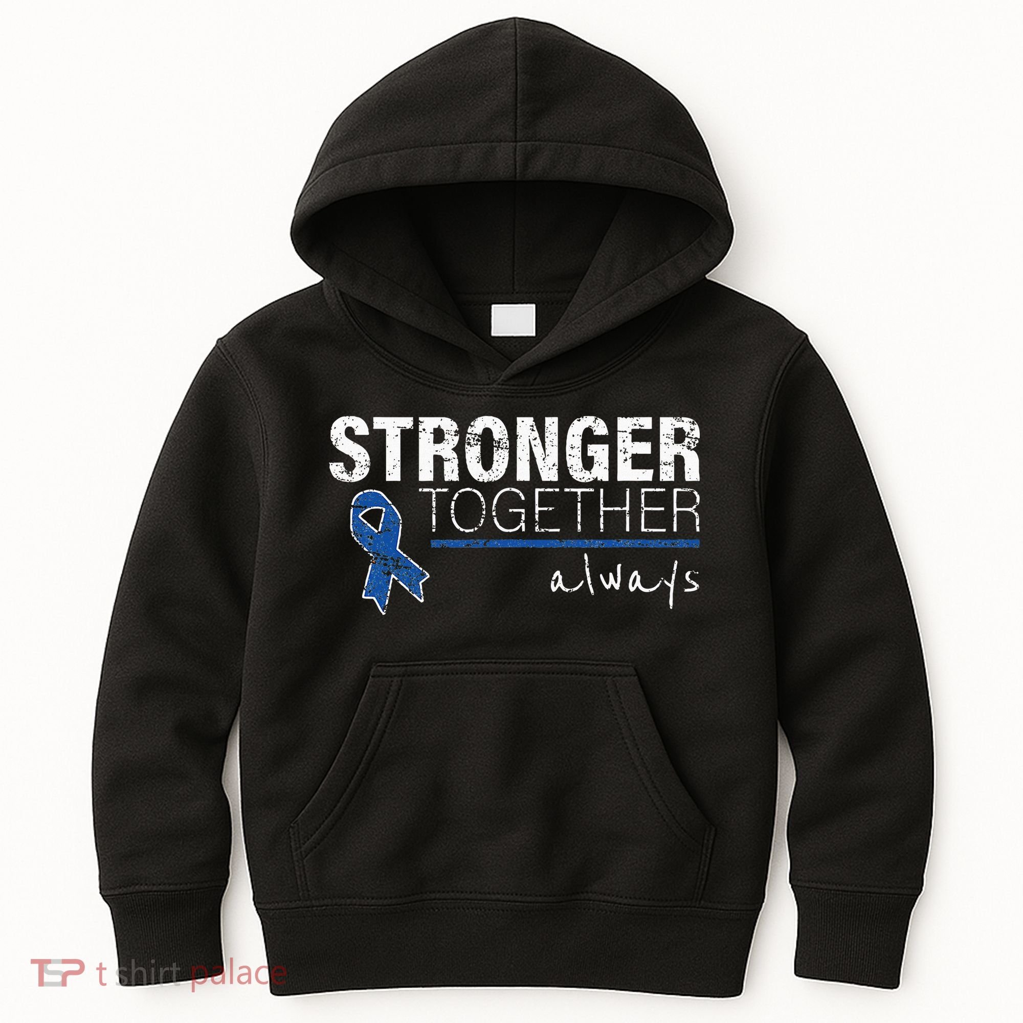 Positive Message For Women Colon Cancer Awareness Kids Hoodie