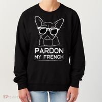 Pardon My French Tshirt Frenchie Bulldog Women's Sweatshirt thumb 0