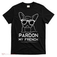 Pardon My French Tshirt Frenchie Bulldog T-Shirt thumb 0