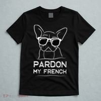 Pardon My French Tshirt Frenchie Bulldog T-Shirt thumb 5