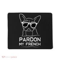 Pardon My French Tshirt Frenchie Bulldog Mousepad thumb 0