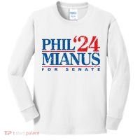 Phil Mianus For Senate 2024 Phil Mianus Election Kids Long Sleeve Shirt thumb 0