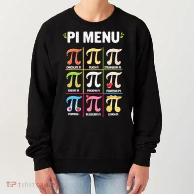 Pi Menu Funny Pi 3 Women's Sweatshirt