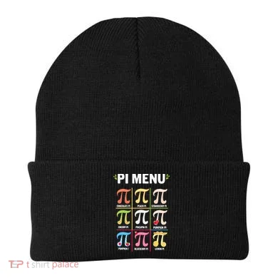 Pi Menu Funny Pi 3 Beanie