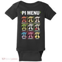 Pi Menu Funny Pi 3 Baby Bodysuit thumb 0