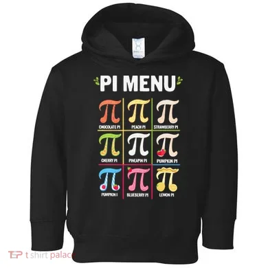 Pi Menu Funny Pi 3 Toddler Hoodie