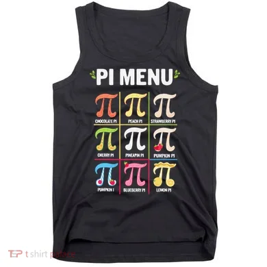Pi Menu Funny Pi 3 Tank Top