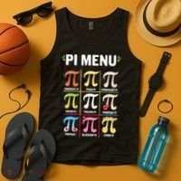 Pi Menu Funny Pi 3 Tank Top thumb 4