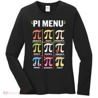 Pi Menu Funny Pi 3 Women's Long Sleeve Shirt thumb 0