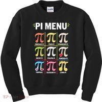 Pi Menu Funny Pi 3 Kids Sweatshirt thumb 0