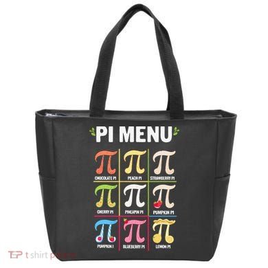 Pi Menu Funny Pi 3 Tote Bag