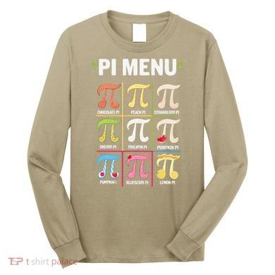 Pi Menu Funny Pi 3 Long Sleeve Shirt