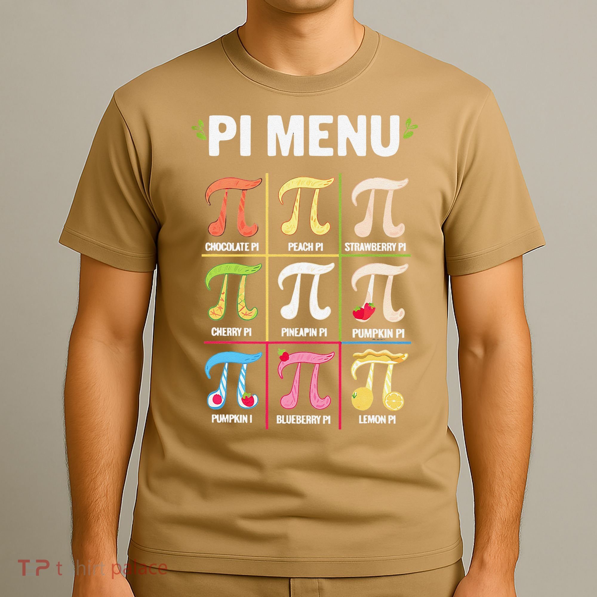 Pi Menu Funny Pi 3 T-Shirt