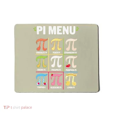 Pi Menu Funny Pi 3 Mousepad