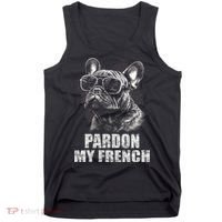 Pardon My French Bulldog Frenchie Lover Tank Top thumb 0