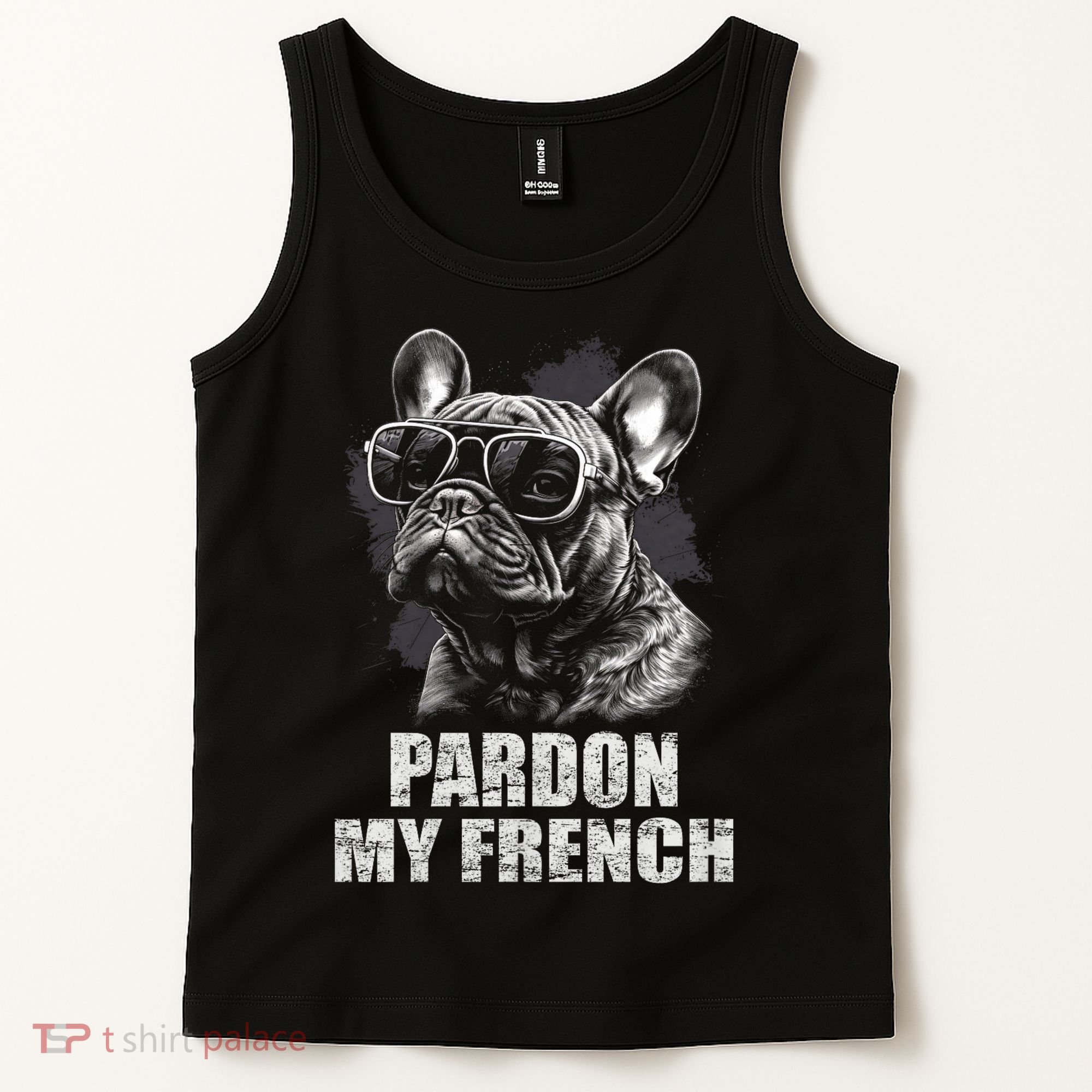 Pardon My French Bulldog Frenchie Lover Tank Top