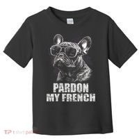 Pardon My French Bulldog Frenchie Lover Toddler T-Shirt thumb 0