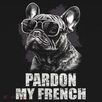 Pardon My French Bulldog Frenchie Lover Visor thumb 3