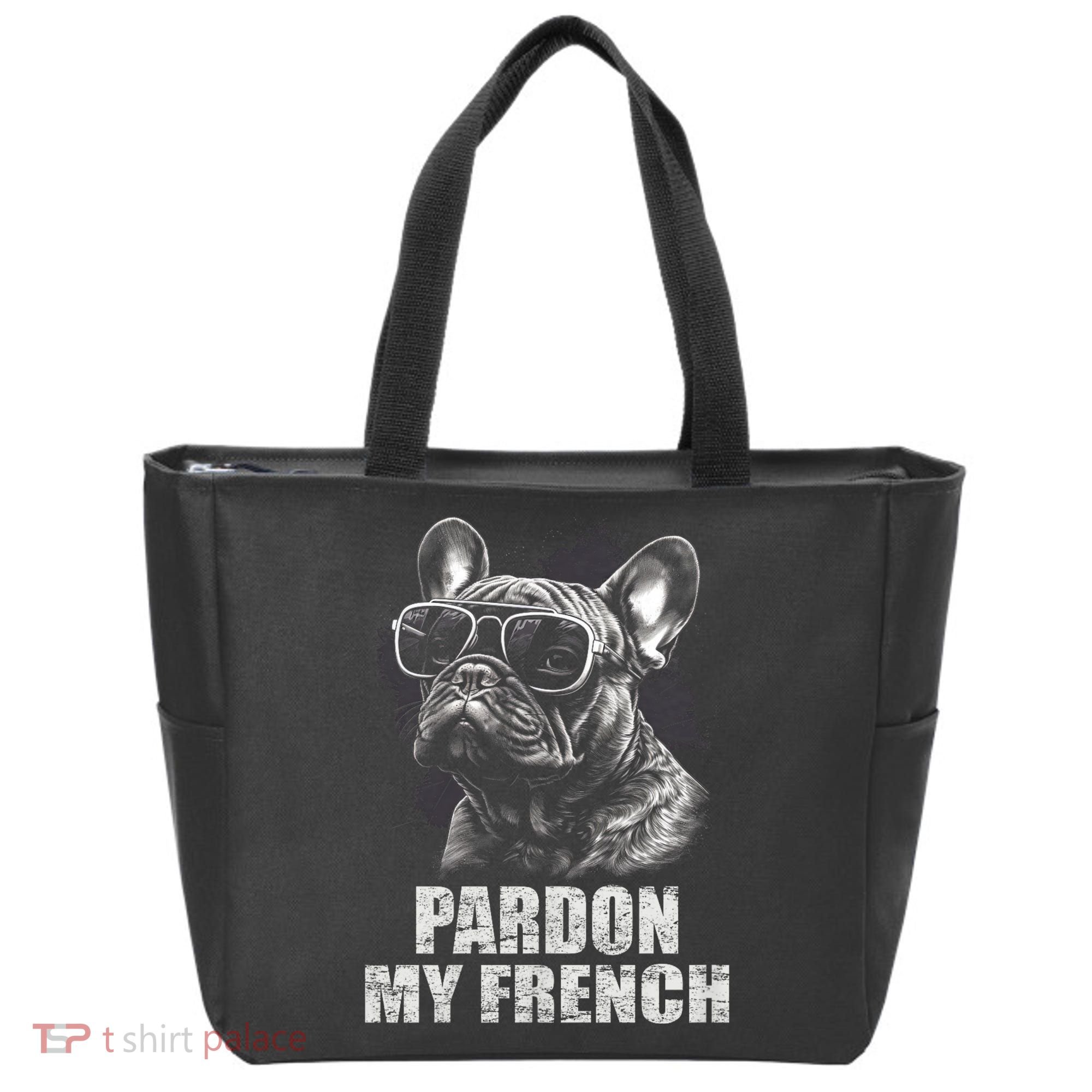 Pardon My French Bulldog Frenchie Lover Tote Bag