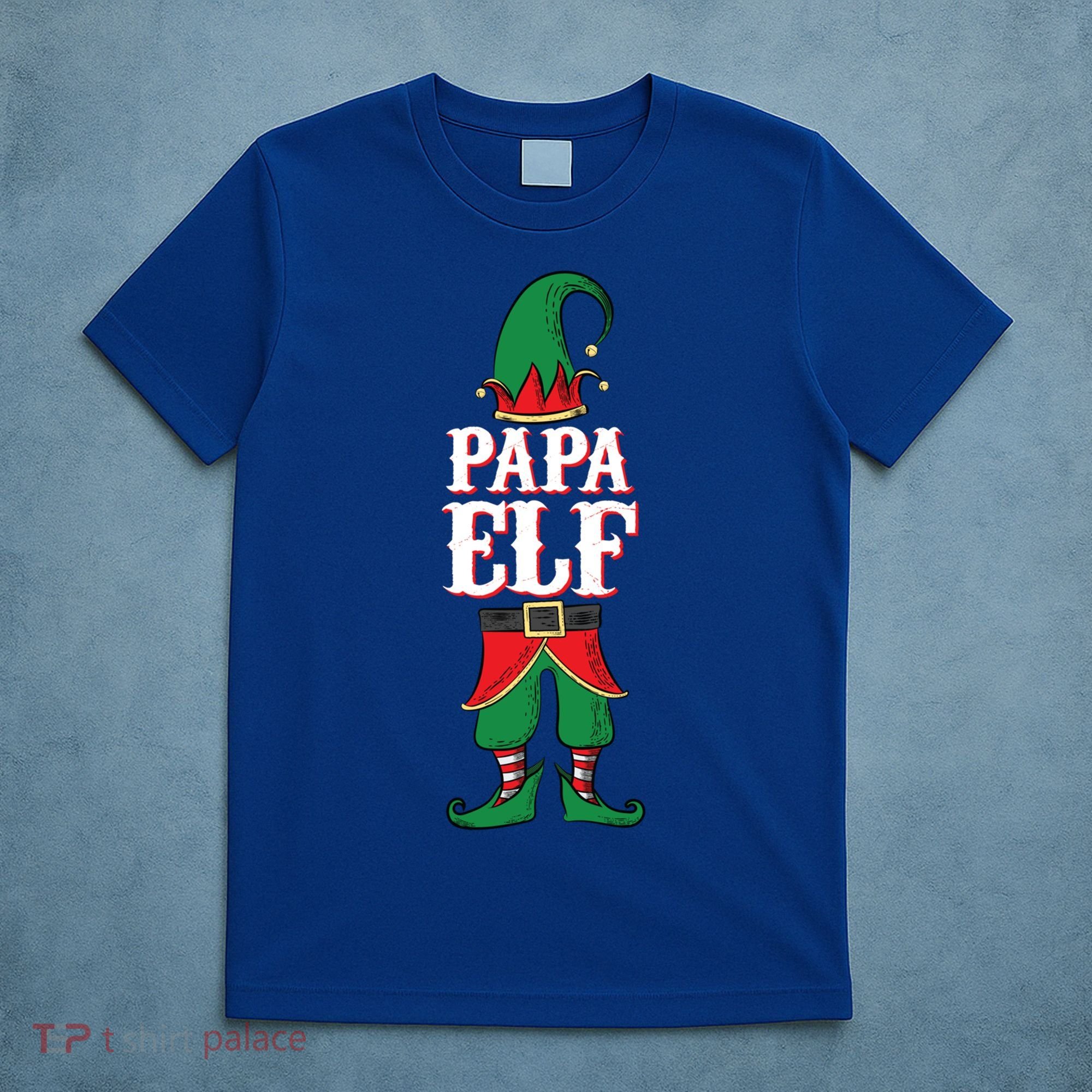 Papa Meaningful Gift Mom And Dad Matching Family Christmas Cute Gift T-Shirt