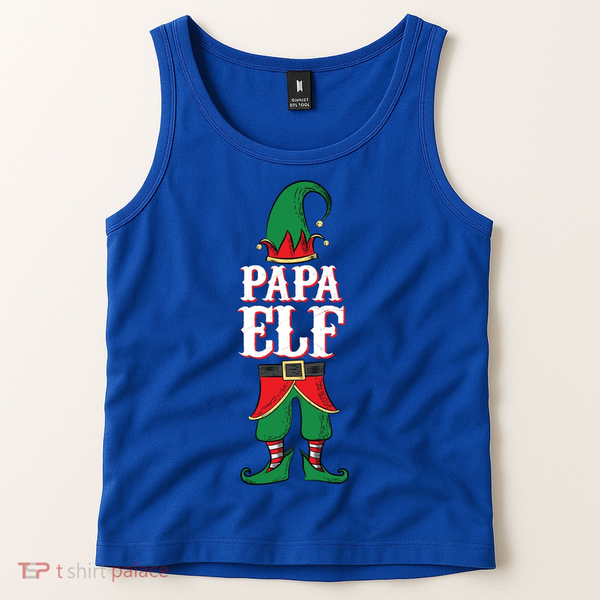 Papa Meaningful Gift Mom And Dad Matching Family Christmas Cute Gift Tank Top