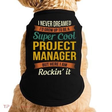 Project Manager Gift Funny Appreciation Gift Doggie Tank