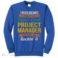 Project Manager Gift Funny Appreciation Gift Sweatshirt thumb 0