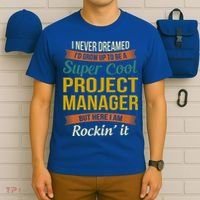 Project Manager Gift Funny Appreciation Gift T-Shirt thumb 6