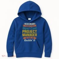 Project Manager Gift Funny Appreciation Gift Kids Hoodie thumb 0