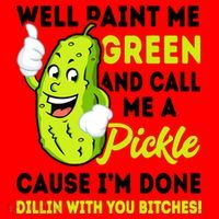 Paint Me Green And Call Me A Pickle Bitches Funny Santa Hat thumb 1