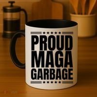Proud Maga Garbage Trump Supporter Coffee Mug thumb 4