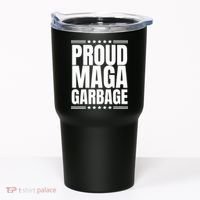 Proud Maga Garbage Trump Supporter Tumbler thumb 0