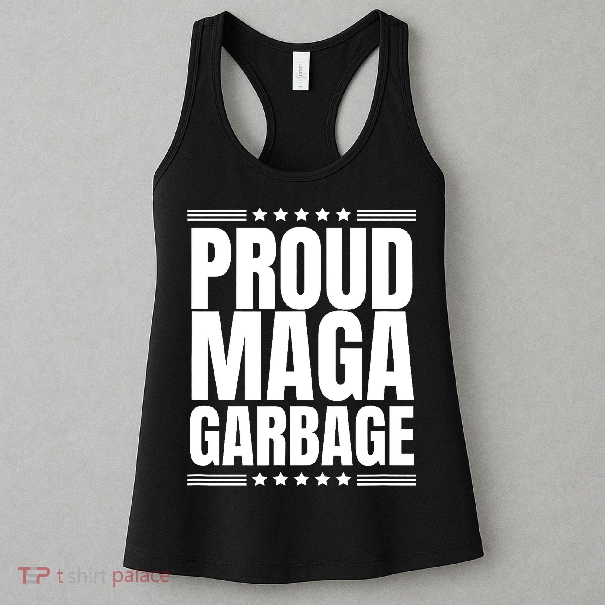 Proud Maga Garbage Trump Supporter Women's Tank Top