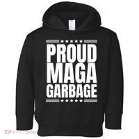 Proud Maga Garbage Trump Supporter Toddler Hoodie thumb 0