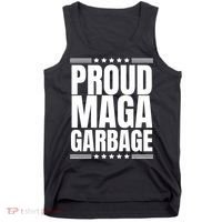 Proud Maga Garbage Trump Supporter Tank Top thumb 0