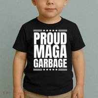 Proud Maga Garbage Trump Supporter Toddler T-Shirt thumb 2